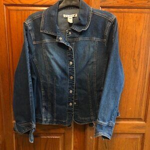 A.M.I. Womens Jean Jacket Size L